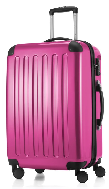Hauptstadtkoffer - Alex - Hardshell Suitcase, Medium Size Luggage, 4 Double Wheels, TSA, 65 cm, 74 liters, Magenta