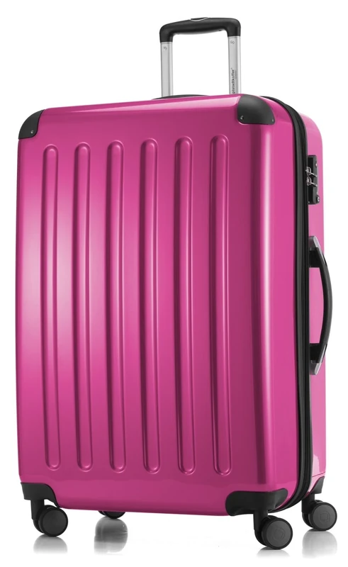 Hauptstadtkoffer - Alex - Hardshell Suitcase, Large Luggage, 4 Double Wheels, TSA, 75 cm, 119 liters, Magenta