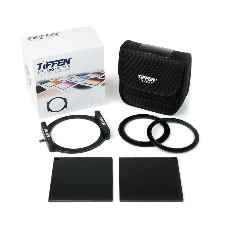 Tiffen Long Exposure PRO100 Series 4 x 4 and 4 x 5.650 Filter Holder Kit - Black