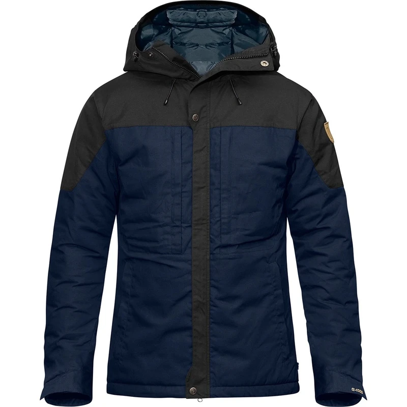 FJÄLLRÄVEN Men's Skogso Padded Jacket, mens, Jacket, 82279-555-030, Dark Navy/Dark Grey, XL