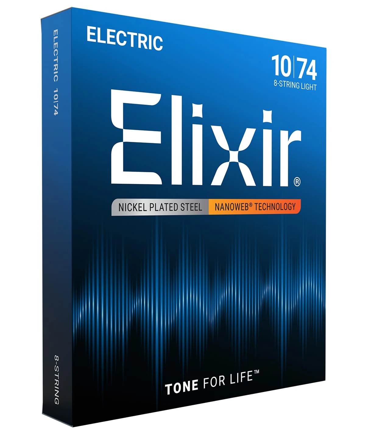 Elixir 12062 Nickel Nanoweb Light 8-Strings for Electric Guitars