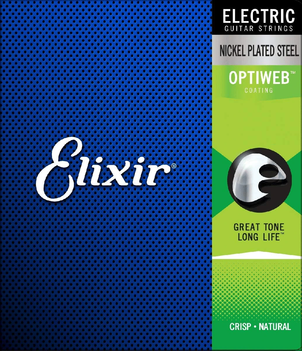 Elixir® Strings Electric Guitar Single String with OPTIWEB® Coating (.046)