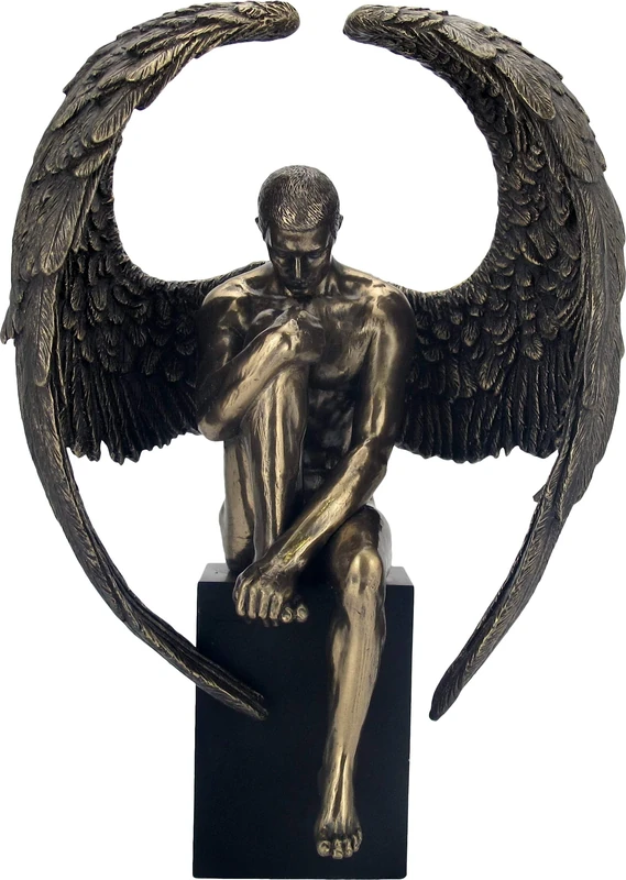 Nemesis Now Angel's Reflection Figurine 33cm Bronze
