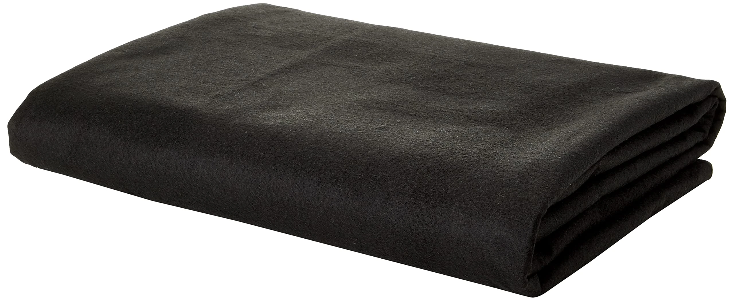 Dalston Mill Fabrics Felt Fabric by The Metre, 147cm Wide, 2m Length, Black, Craft