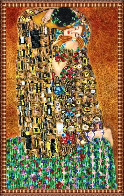 Abris Art AB-073 Pearl Stitch Embroidery Set, Cotton, Multi-Colour, 46 x 19 cm