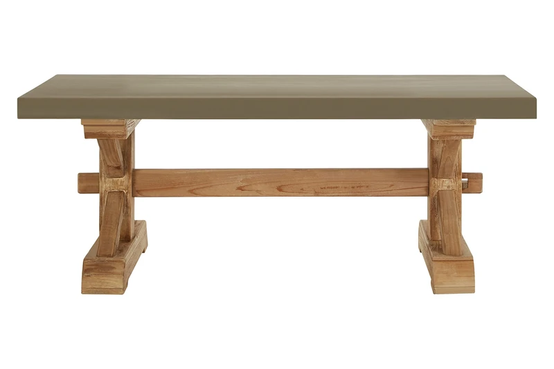 Premier Housewares Pompeii Wooden Coffee Table, Wood, Natural