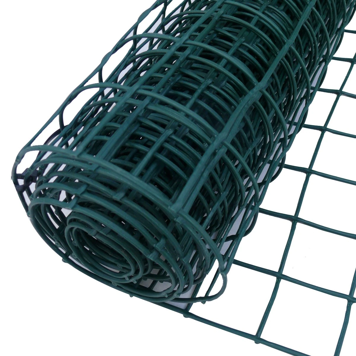 Plastic Garden Fencing 1m x 10m Green 50mm Holes Garden Netting Mesh - Ideal for Plant, Pet, Vegetable Protection and Climbing Plant Support Net