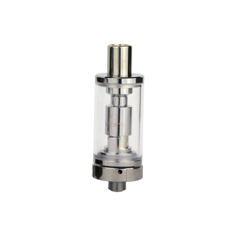 Aspire K3 BVC Atomizer, Smooth Flavor & Vapor, Perfect for MTL Vaping, Run Nic Salts, 2mL Capacity, Works With Nautilus BVC Coils, No Nicotine (Silver)