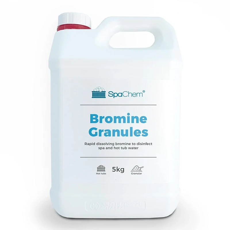 SpaChem 5kg Spa Bromine Granules For the Disinfection of Swimming Pool Spas and Hot Tub Water - Premium Grade Bromine Infused Chemical, used as a primary sanitizer for your Spa or Pool