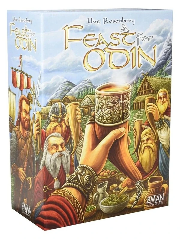 Z Man Games | A Feast for Odin | Board Game | Age 12+ | 1-4 Players | 30-120 Minutes Playing Time