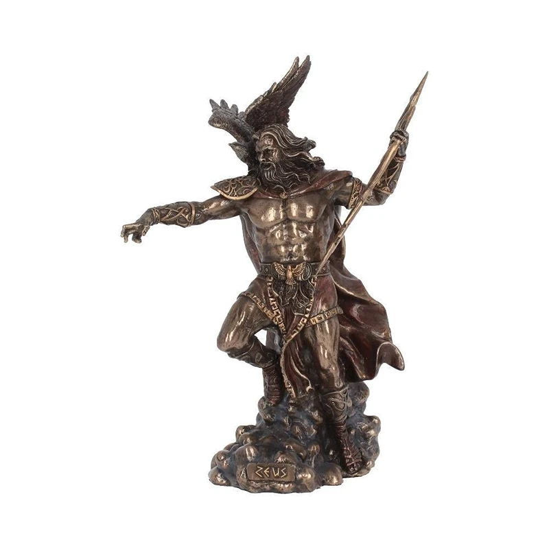 Nemesis Now Zeus Figurine 36cm Bronze