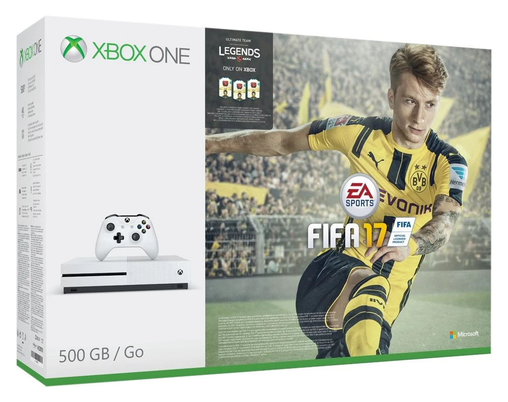 Xbox One S FIFA 17 Console Bundle (500GB)