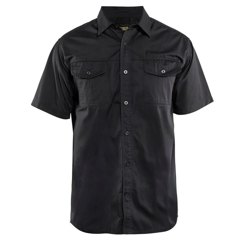 Blakläder 329611909900S Size Small Twill Shirt - Black