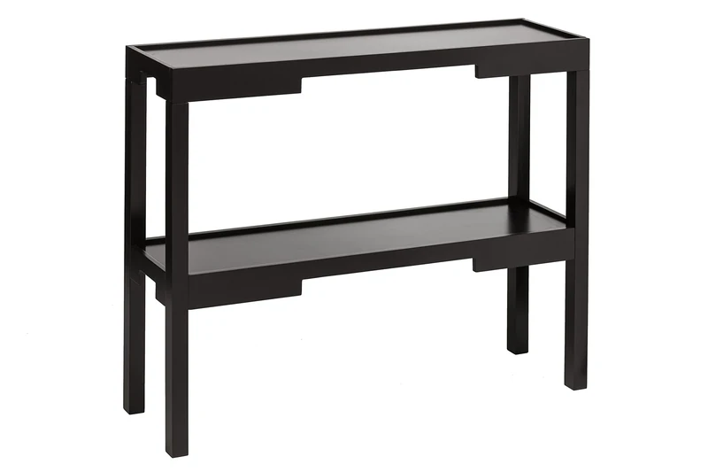 Premier Housewares Osaka Console Table, Wood - Black