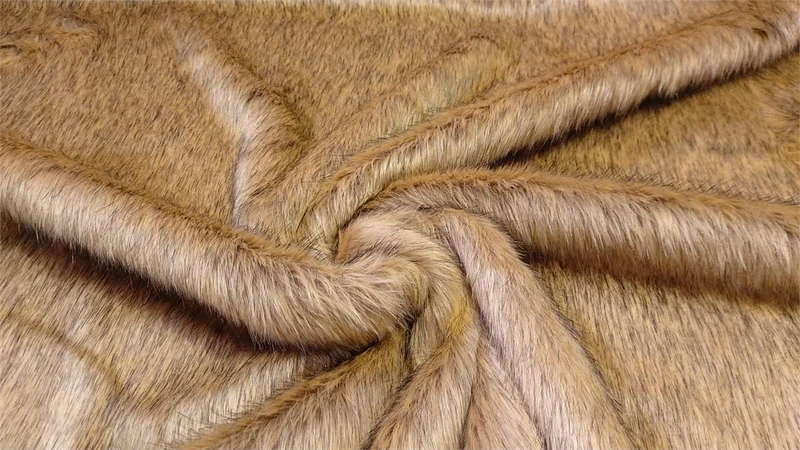 Super Luxury Faux Fur Fabric Material - Long Pile Alsatian, 1Mtr - 150cm x 100cm