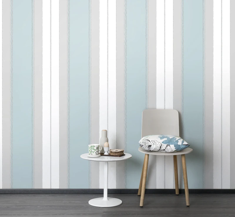 Vallila CT002424 5241-1 "Linnunrata" Wallpaper - Blue