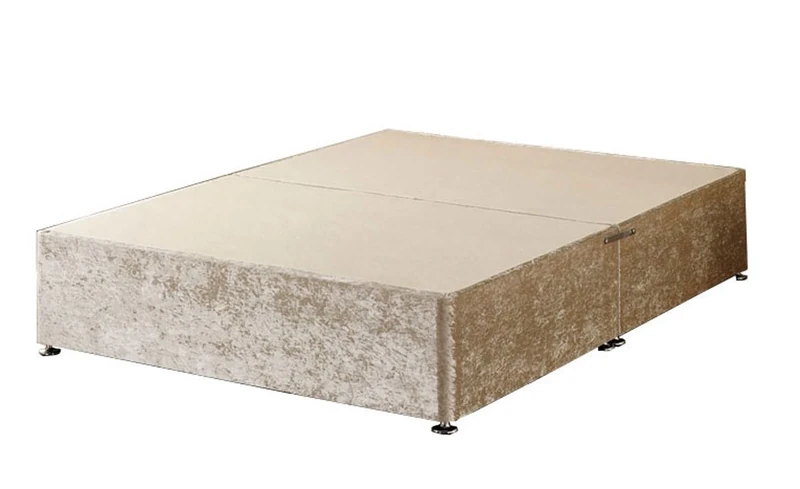 WINDSOR BASE Divan, Fabric, Cream, Single