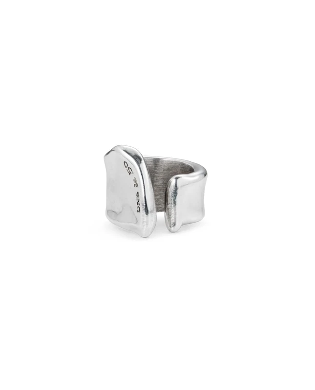 Uno de 50 Sterling Silver Plated Metal Ring