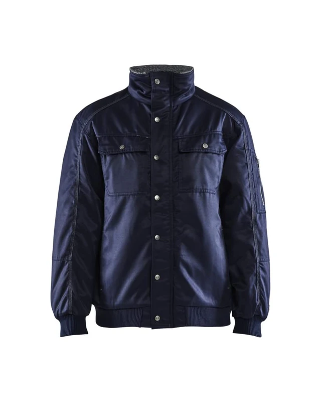 Blakläder 491619008800L Size Large Pilot Winter Jacket - Navy Blue