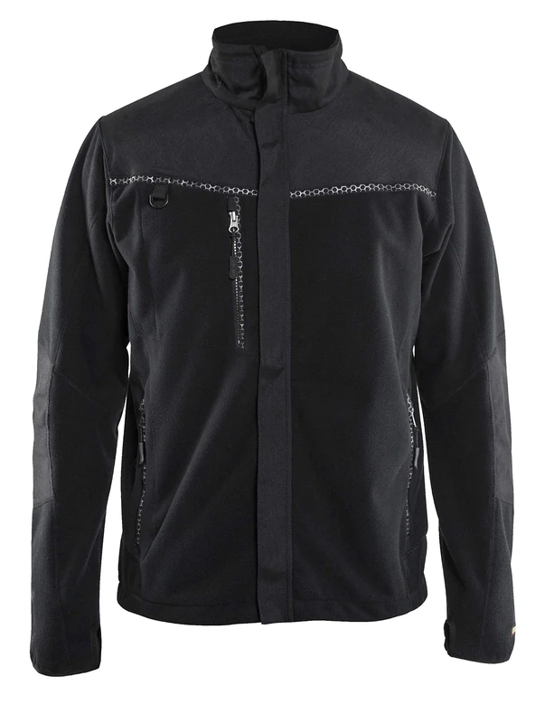 Blakläder 495525249900S Size Small Windproof Fleece Jacket - Black