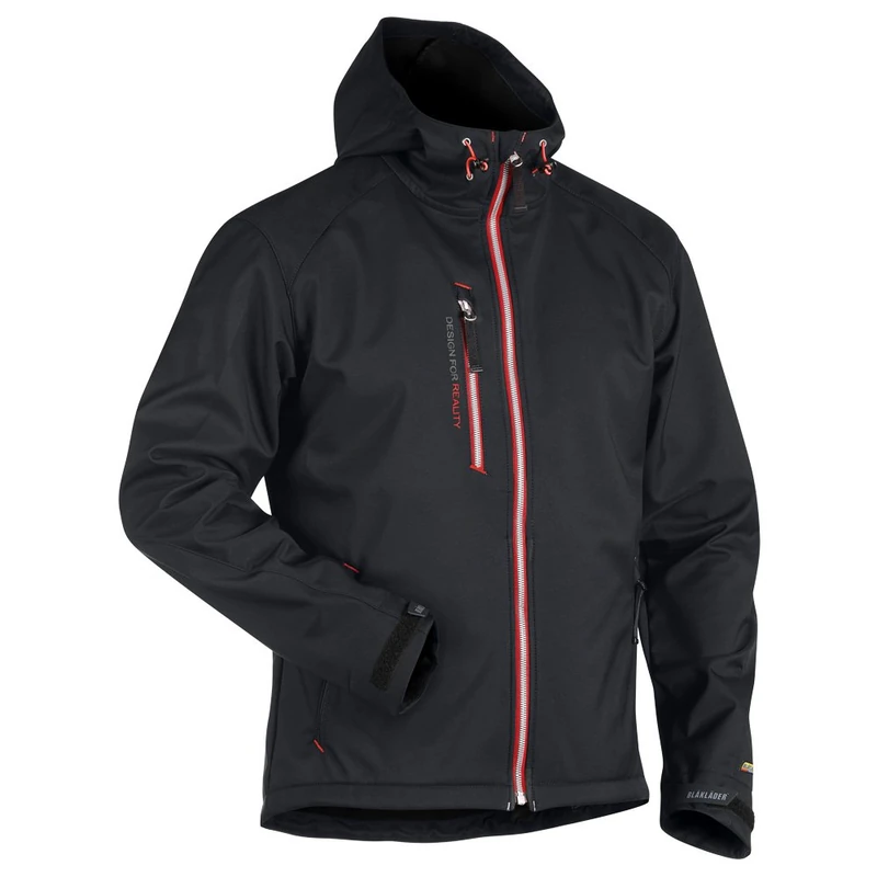 Blakläder 4949251799564XL Size 4X-Large Softshell Jacket - Black/Red