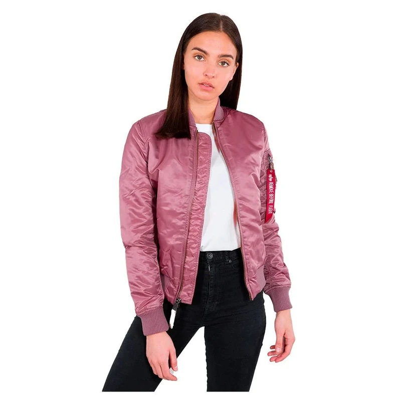 Alpha Industries Women's MA-1 VF 59 Wmn Bomber Jacket, Dusty Pink, X-Small