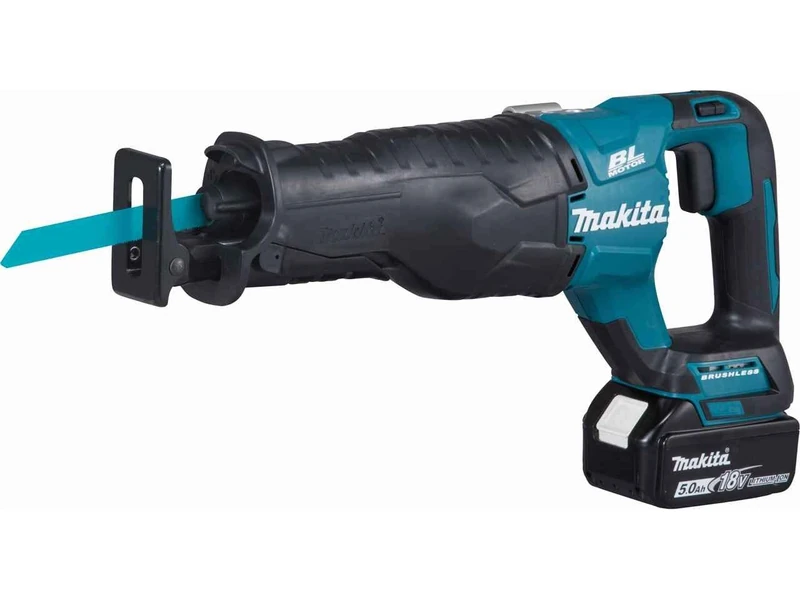 Makita DJR187RTE 18V Li-Ion LXT Brushless Reciprocating Saw Complete with 2 x 5.0 Ah Li-Ion Batteries and Charger Supplied in A Carry Case