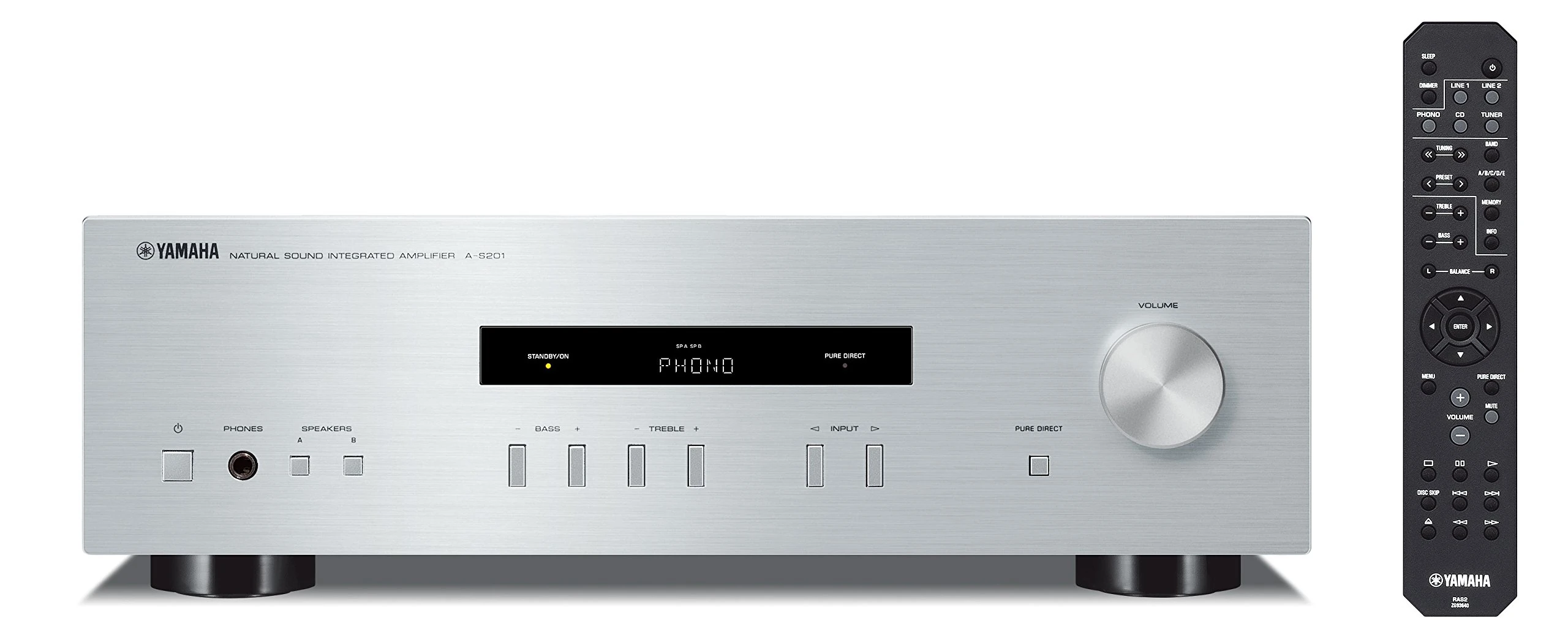 Yamaha A-S201 Integrated Amplifier - Silver