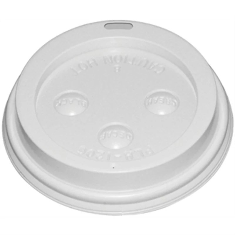 Kristallon CE257 Fiesta Lid for 12 oz. and 16 oz. Hot Cups (Pack of 1000)