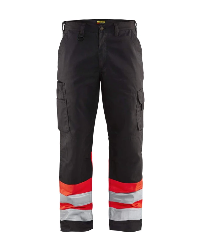Blakläder 156418119955D108 Size D108 High Visibility Trousers - Black/Red