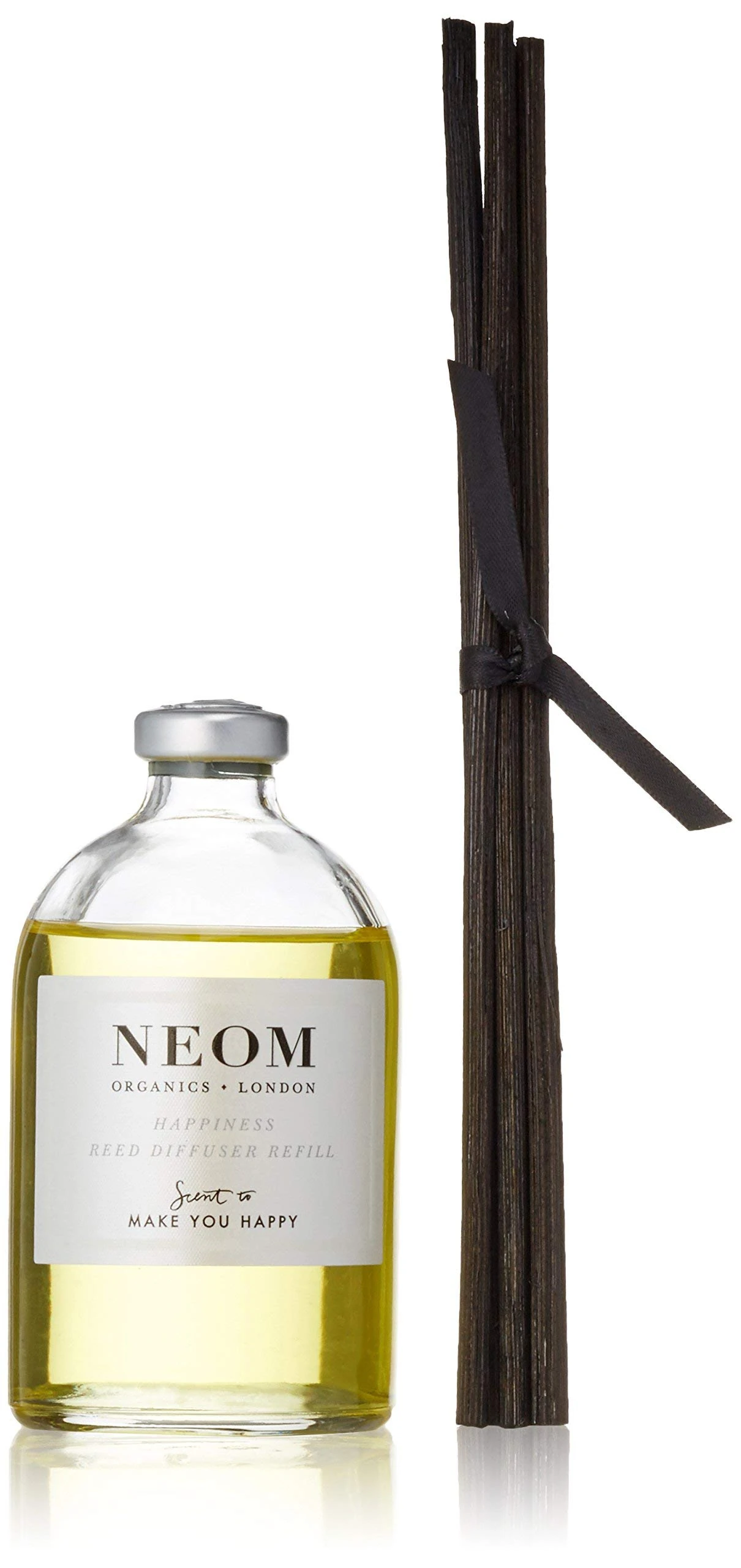 NEOM Happiness Reed Diffuser Refill 100ml | Neroli, Mimosa & Lemon | Scent to Make You Happy | 1103074