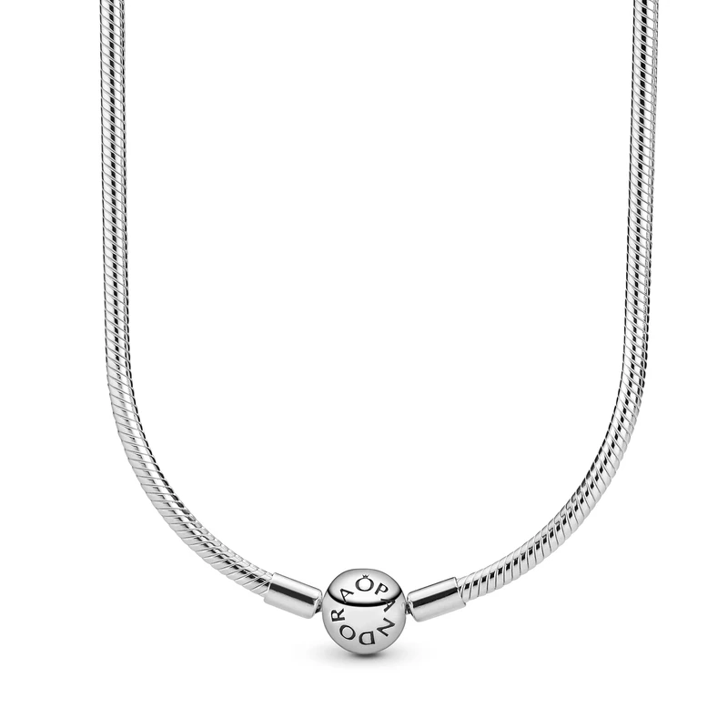 PANDORA Moments Women's Sterling Silver Necklace, 45cm, No Box