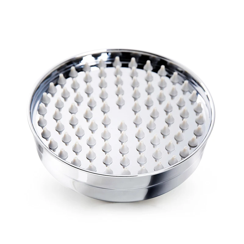 iBathUK 6 Inch Traditional Fixed Rainfall Shower Head Round Stainless Steel Swivel Joint