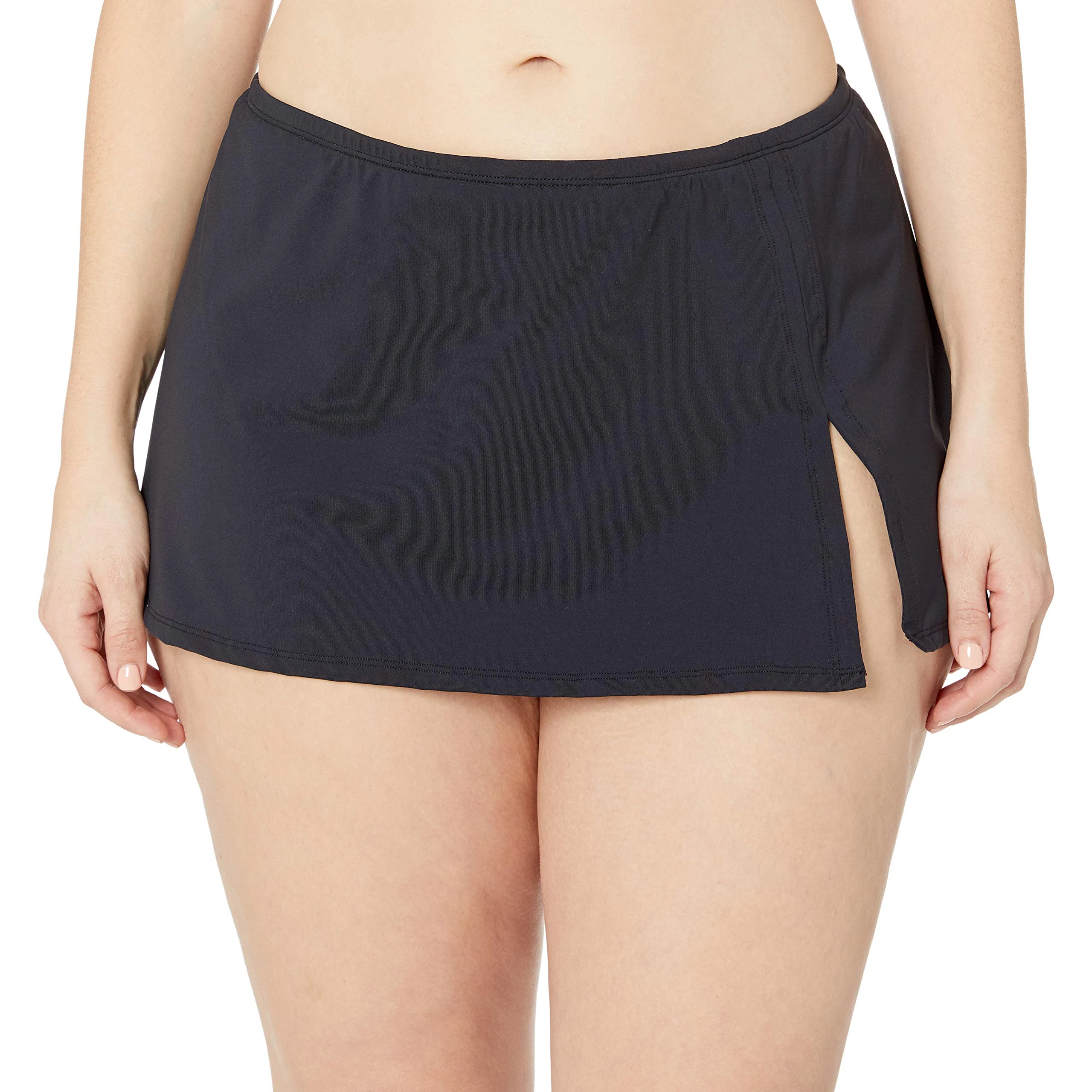 Bleu Rod Beattie Women's Plus Size Swimsuit Bikini Top & Bottom, Black, 26