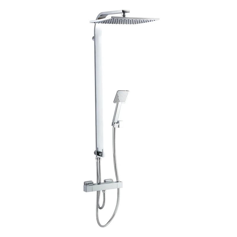 Wirquin 60721441 Palermo Switch 2 Rotating Shower Riser Kit with Diverter