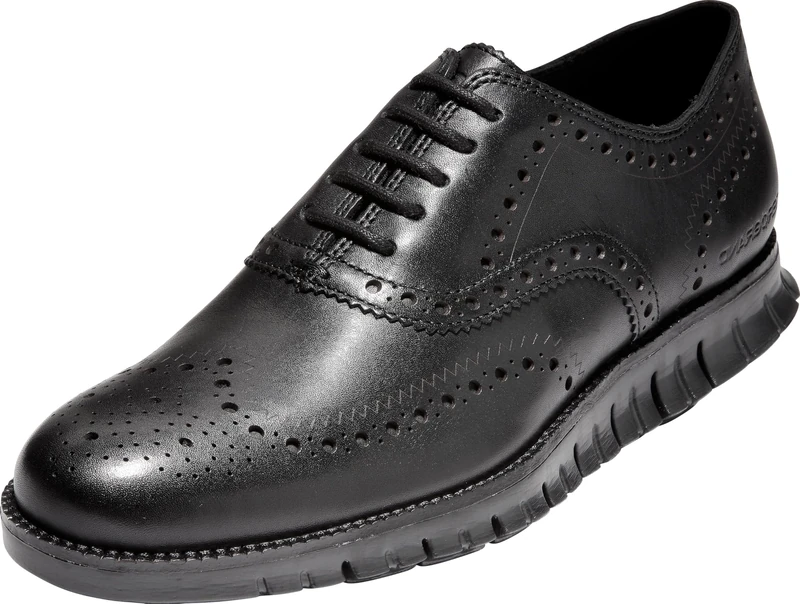 Cole Haan Zerogrand Wing Oxford, Men’s Oxfords, Black (Blk Clsd Ho Blk Black), 12 (46 EU)
