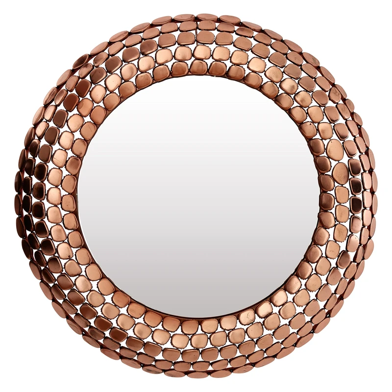 Premier Housewares Templar Wall Mirror - Copper Finish