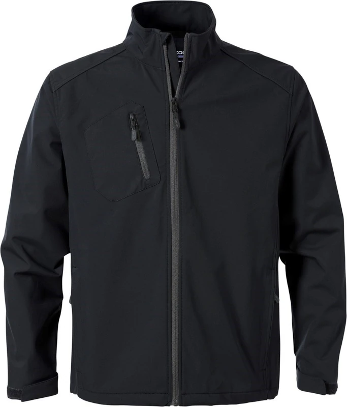 ACODE Men's Soft-Shell Jacket 1476 | Size: 48/50 (M) | Black