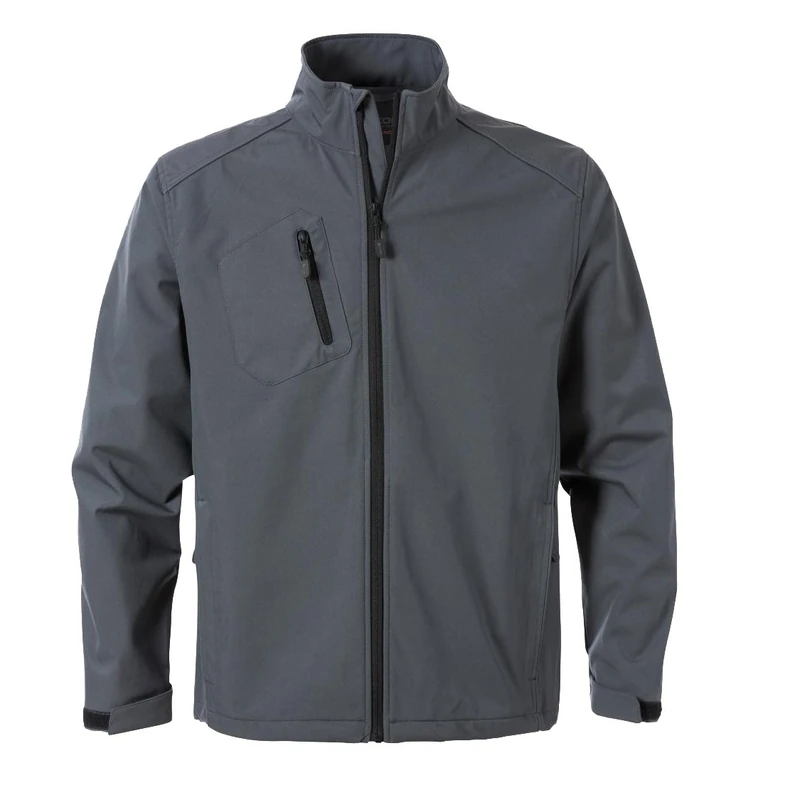 Acode 113529-941-L 1476 Men's Windwear Softshell Jacket, Dark Grey, Large