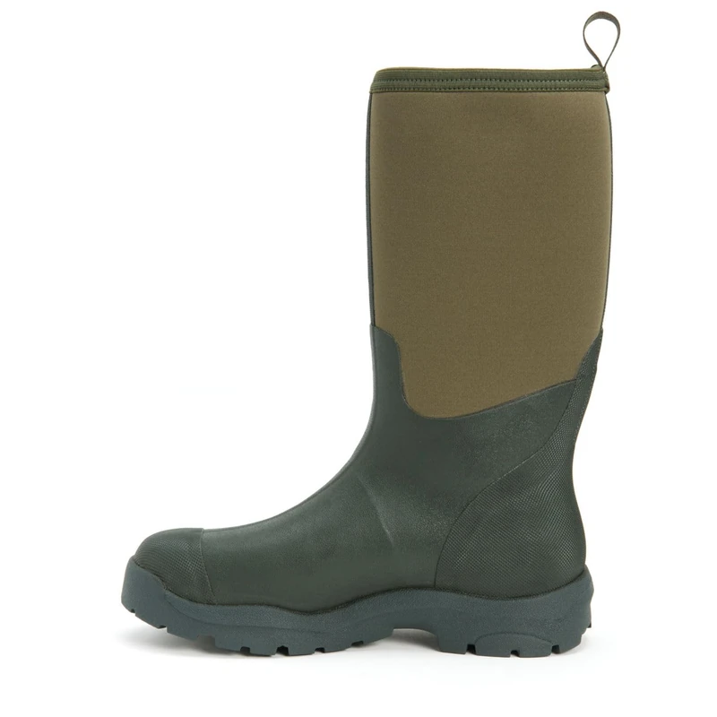 Muck Boots Unisex Derwent II Pull On Waterproof Wellington Boot, Dark Green, 10