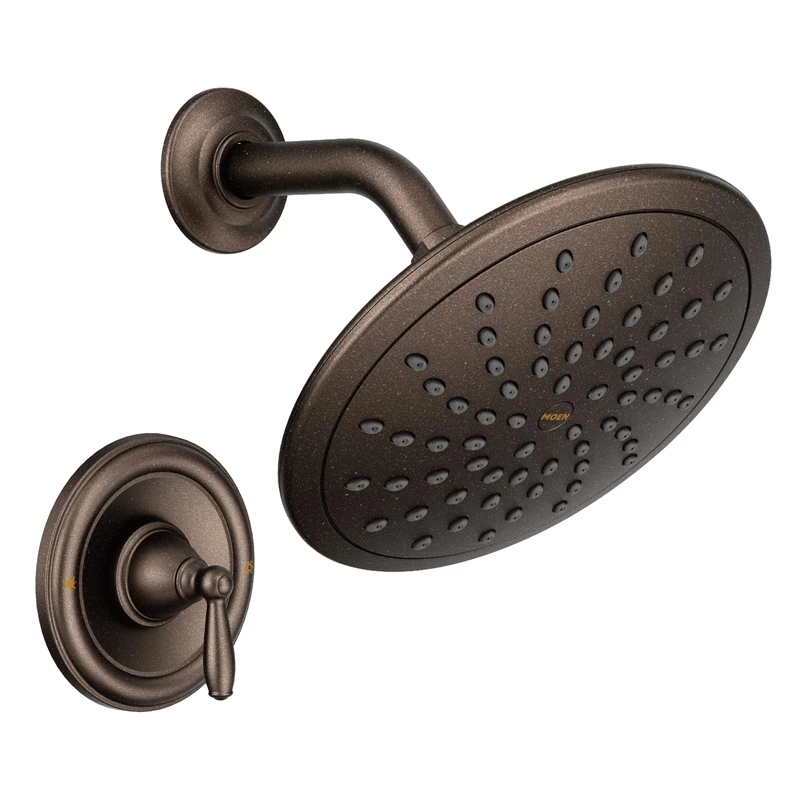 Moen Trim Kit T2252EPORB, Brantford Shower Only System with Rainshower Showerhead Without Valve, Oil Rubbed Bronze