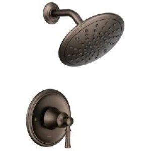Moen T2282EPORB Dartmoor Shower Only System with Rainshower Showerhead Without Valve, Oil Rubbed Bronze