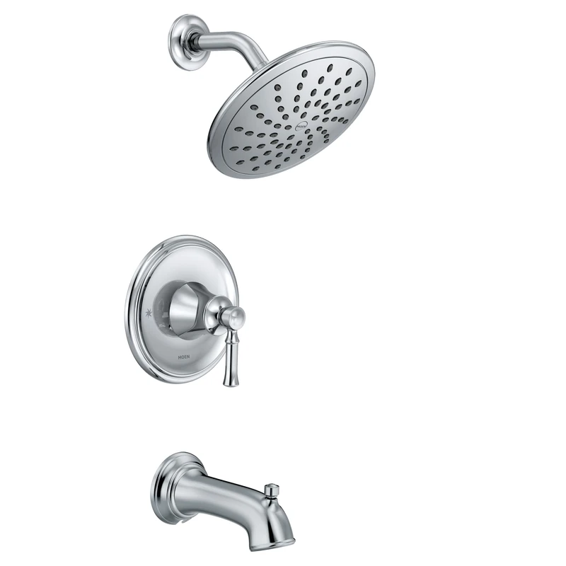 Moen T2283EP Dartmoor Tub Shower Faucet, Chrome, 1