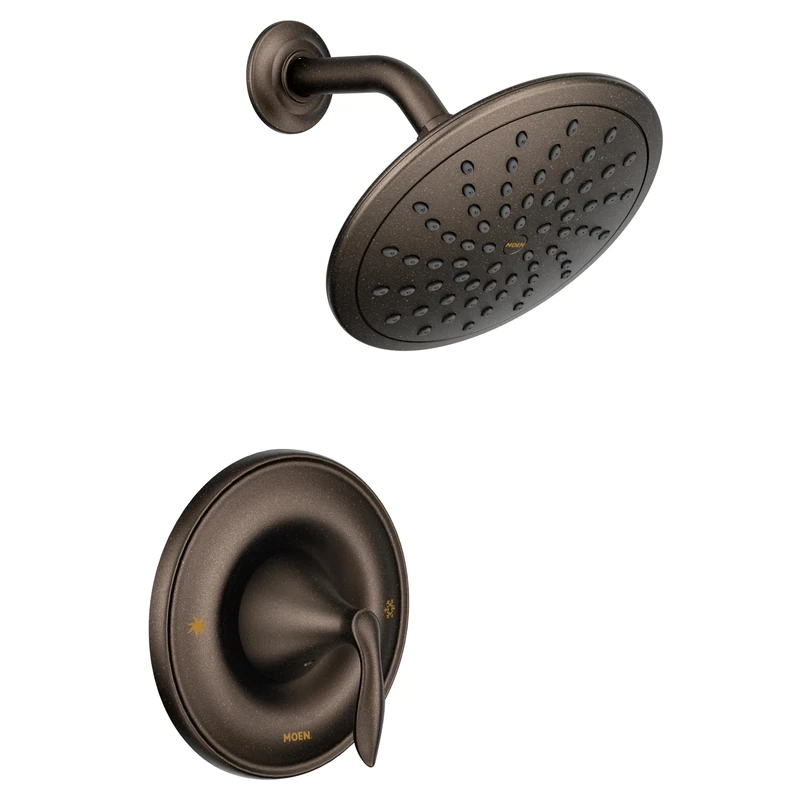 Moen Trim Kit T2232EPORB, Eva Shower Only System with Rainshower Showerhead Without Valve, Oil Rubbed Bronze