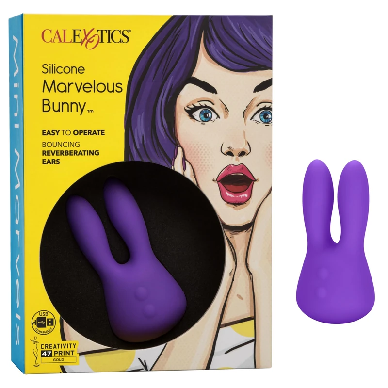 Calexotics Mini Marvels Silicone Marvellous Bunny Vibrator
