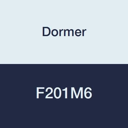 Dormer F201M6 Series F201 HSS Gun Nosed Machine Die, Bright Finish, M6 x 1.00mm x 7mm