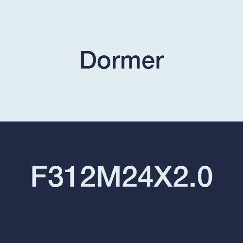 Dormer F312M24X2.0 Series F312 HSS MF Die Nut, Bright, M24 x 2.00mm x 15/16" x 15/16"