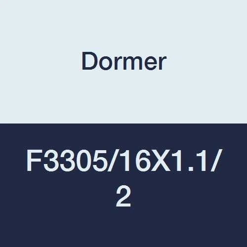 Dormer F3305/16X1.1/2 Series F330 HSS UNC Adjustable Die, Bright, 5/16"-24 x 1-1/2" x 1/2" - Image 1