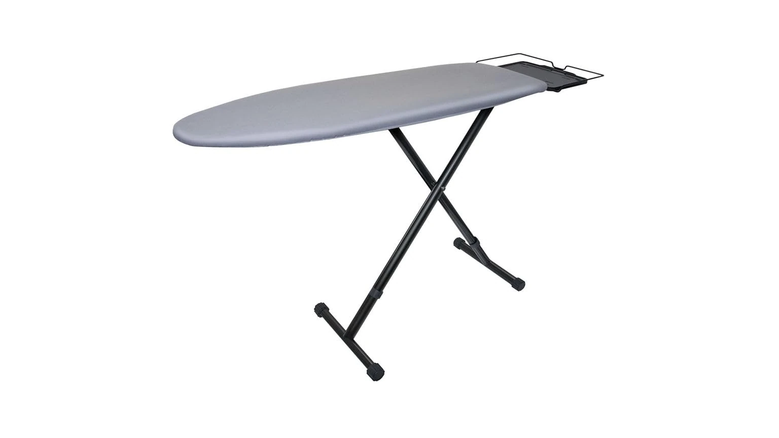Braun CareStyle IB3001 BK Ironing Board Perfect for Steam Ironing Stations, Steam-Permeable Storage Surface, 100% Cotton Cover, 122 x 40 cm, Black/Grey