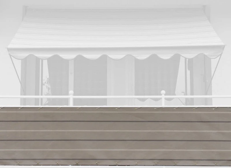 Angerer Balcony Cover # 2500 Height 75 cm Length 6 Meter 3318/2500 _ 600 - Image 1